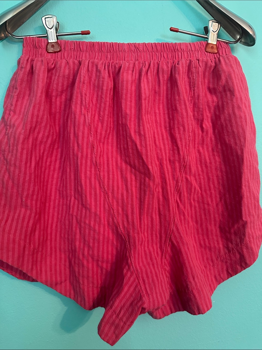 Intimately Free People Striped Pajama Shorts S - Picture 3 of 5